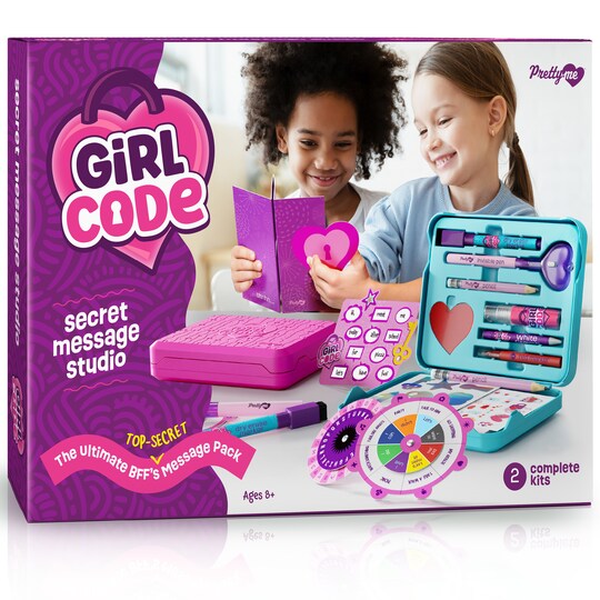 Secret Messaging Kit for Girls - Gifts for Kids - Birthday Gift Ideas for Ages 7-14+ Year Old Girl - Best Cool Stuff Toys Kits for Friends, BFF, Teen, Teenager